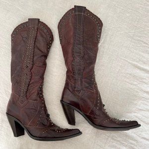 Killer Luxurious Studded Materia Prima Leather Boots